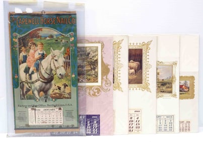 (6) Early advertising calendars