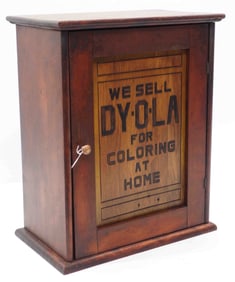 Dy-O-La Dyes product cabinet