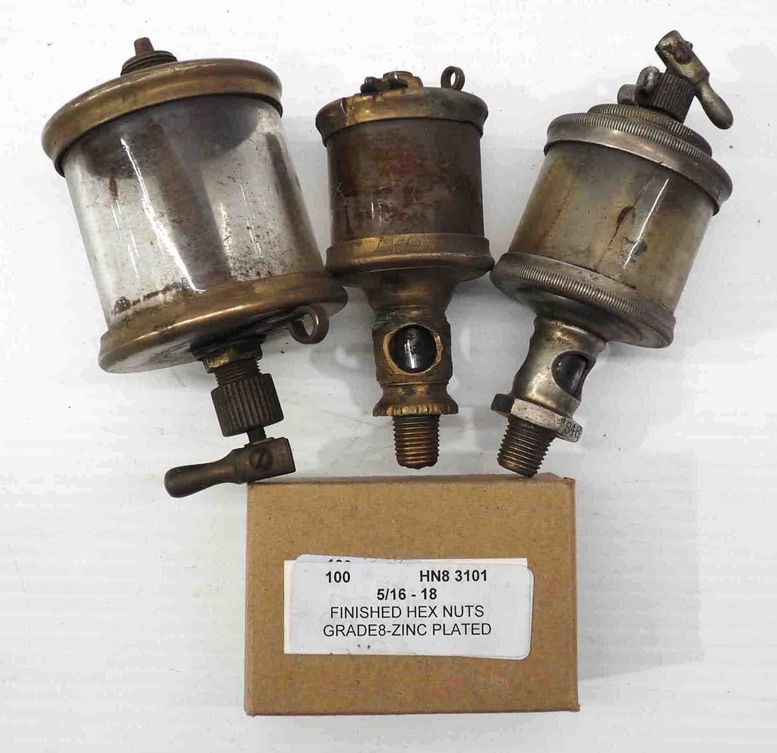 (3) Brass oilers (1 of 2)