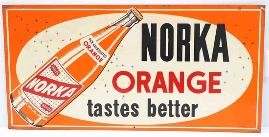 Norka Orange drink sign