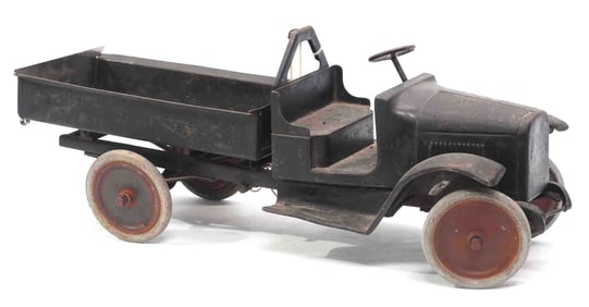 Buddy L pressed steel dump truck