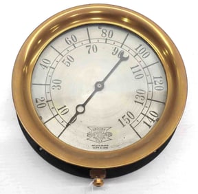 Crosby brass steam gauge