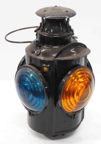 HLP M railroad signal lantern