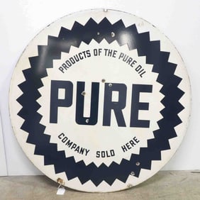 Pure Oil gasoline sign