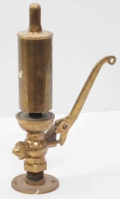 Brass steam whistle
