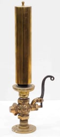 Brass steam whistle