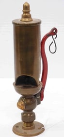 Brass steam whistle
