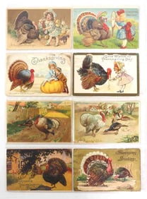 (16) Early Thanksgiving postcards