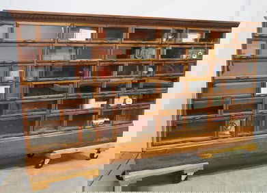 48-drawer country store showcase