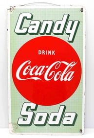 Coca Cola Candy & Soda sign