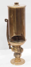 Brass steam whistle