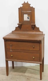 Child-size wooden vanity