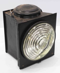 Railroad engine light by Peter Gray & Sons