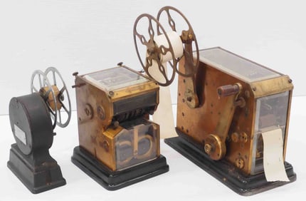 (2) Ticker Tape Machines