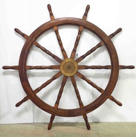 Ship steering wheel