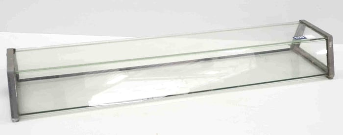 Metal & glass countertop display case