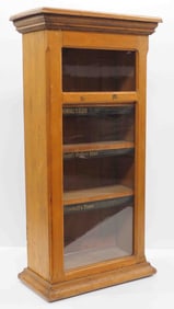 Kendall's country store medicine display case