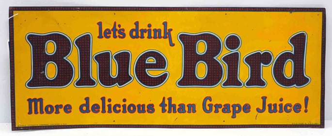 Blue Bird drink sign