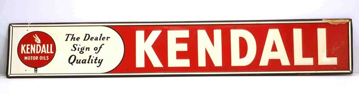 Kendall Motor Oils sign