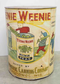 Teenie Weenie oversized food can store display