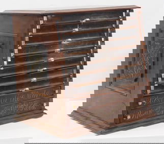 10-drawer B.A. & Co. Silk & Spool cabinet