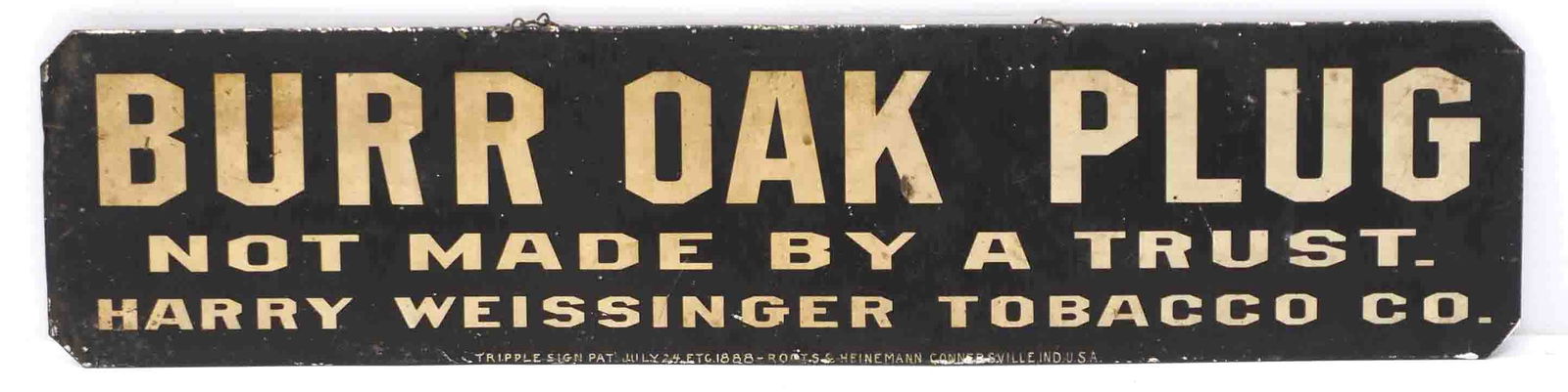 Burr Oak Plug Tobacco lenticular (3-way) sign (1 of 4)