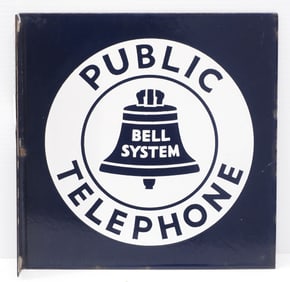 Bell System Public Telephone sign