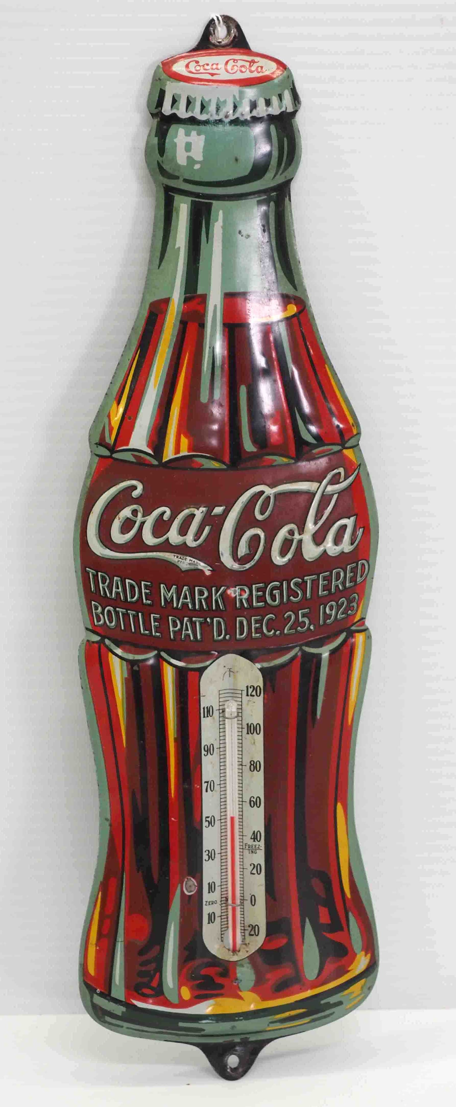Coca Cola bottle-shaped thermometer (1 of 2)