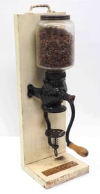 Salesman sample Arcade Crystal coffee grinder