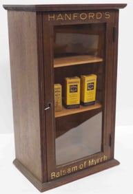 Hanford's Balsam of Myrrh showcase