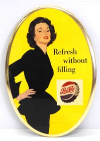 Pepsi Cola, Refresh Without Filling badge