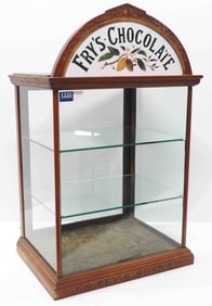 Fry's Chocolate country store display case