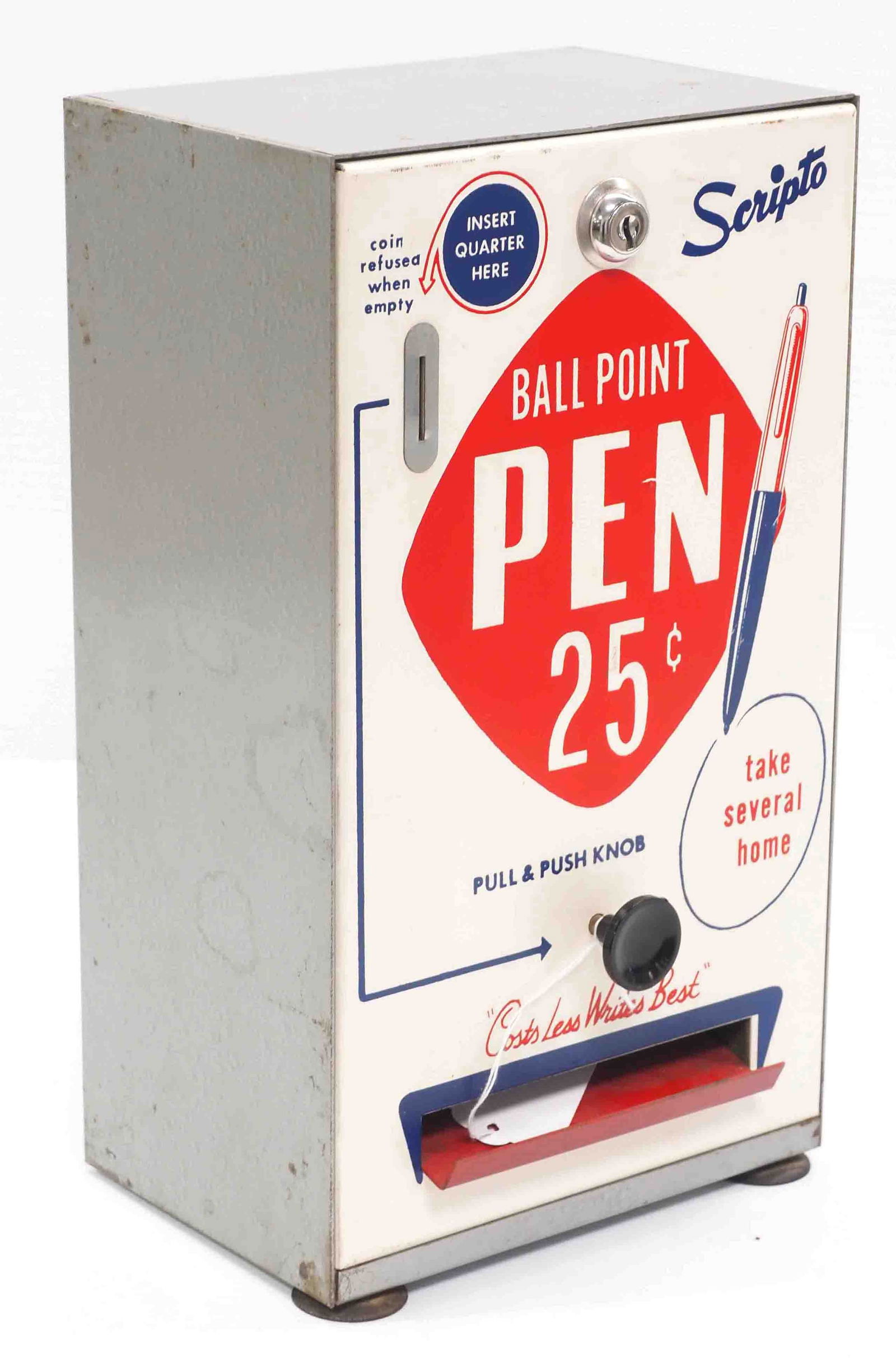 Scripto Ball Point Pen 5-cent vendor (1 of 2)