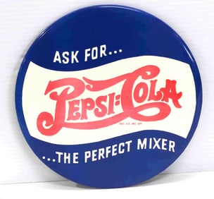 Ask For Pepsi Cola, The Perfect Mixer badge