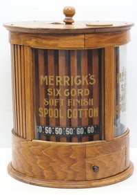 Round Merricks Six Cord Spool cabinet