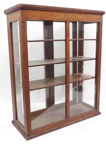 Sanford's Ink country store display case
