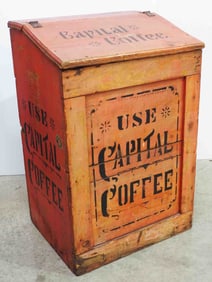 US Capital Coffee country store coffee bin