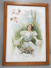 1896 Rice's Seeds paper advertising print