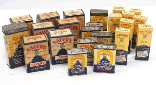 Sauer's spices, flavorings and food colorings