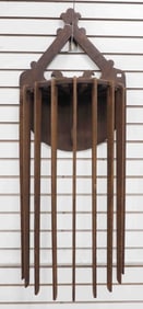 Wall-mount wooden clothes dryer