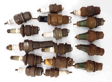 (16) Early spark plugs