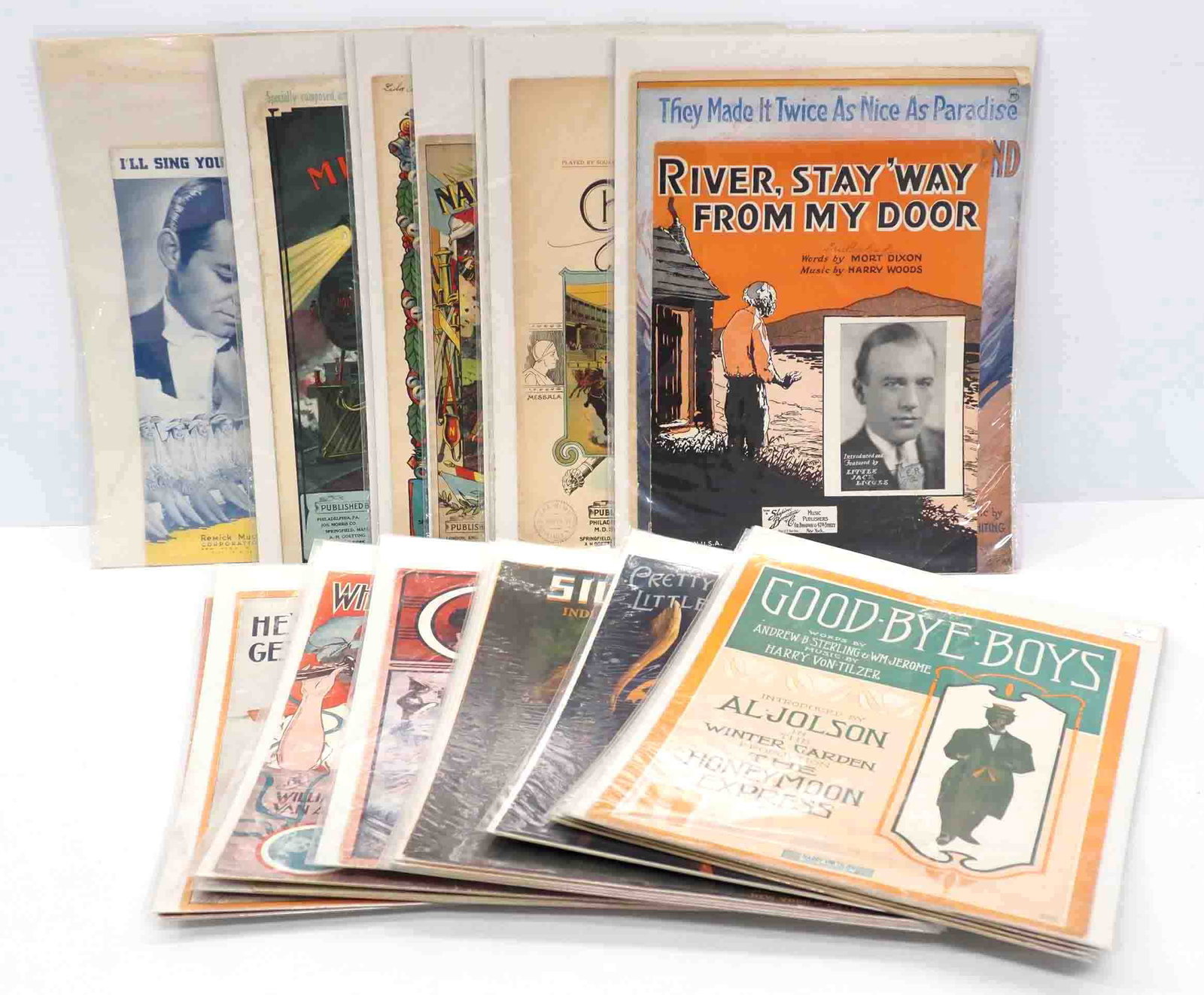 Assorted musical advertising posters: Assorted musical advertising posters