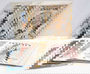 Assorted musical advertising posters