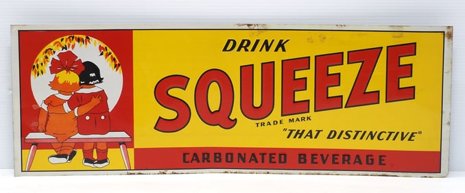 Drink Squeeze Beverage sign