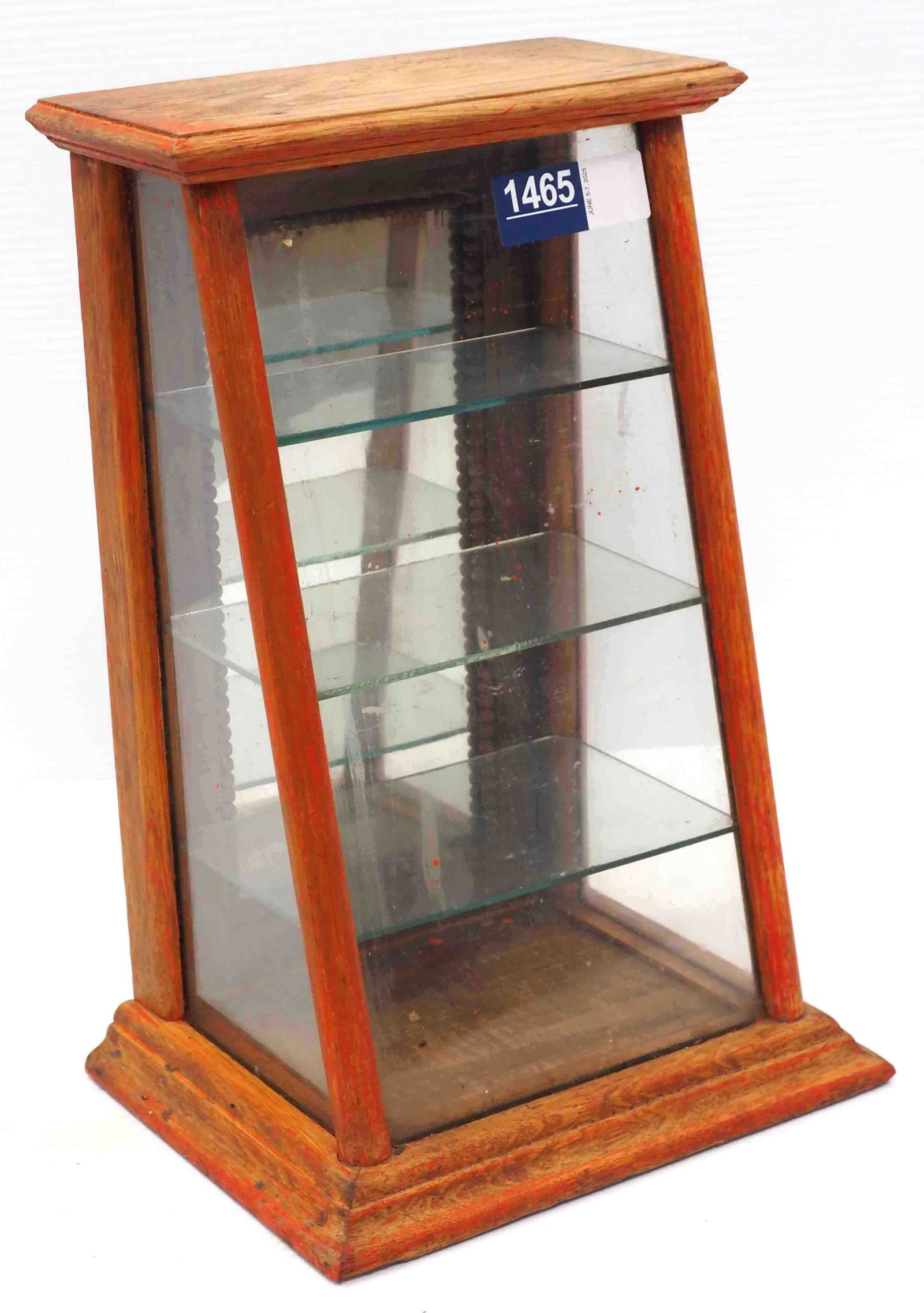 Small country store countertop showcase (1 of 2)