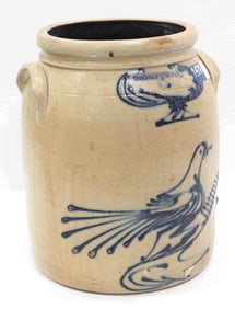 Whites-Utica 4-gallon decorated crock