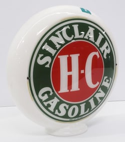 Sinclair H-C Gasoline gas pump globe