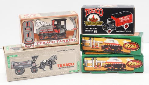 (5) Texaco toy advertising trucks by Ertl
