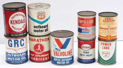 (9) Small cans of petroleum products