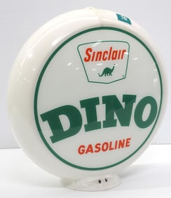 Dino Sinclair gas pump globe
